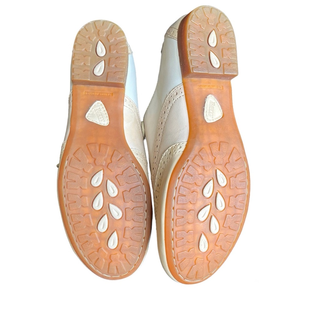 Cream and tan Born Handcrafted Footwear Oxford shoes - Picture 3 of 6